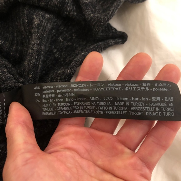 Zara Long Flowy Open Front Cardigan - Picture 5 of 10